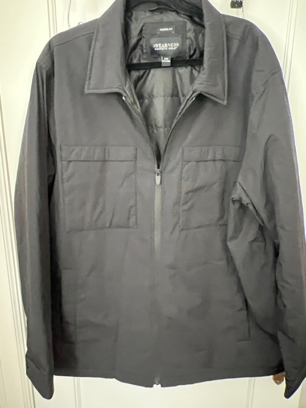Kenneth Cole Black Lightweight Jacket